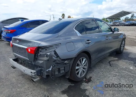 2017 Infiniti Q50 2.0T Base z USA, uszkodzony, nr VIN JN1CV7AP7HM640801